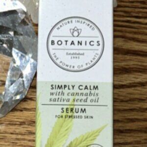 Botanics Simply Calm Hydrating Serum 30mL 1oz Anti Aging Face Moisturizer